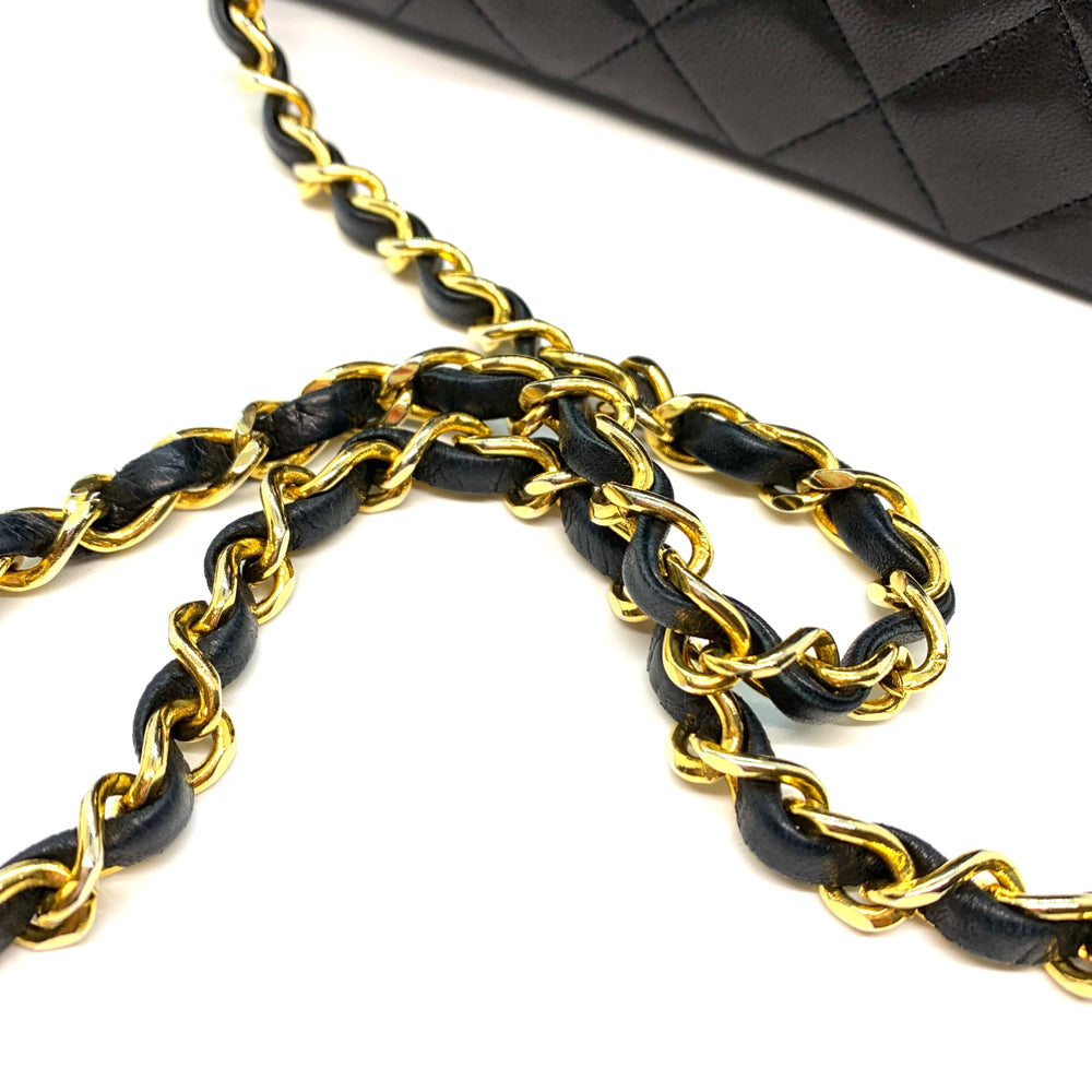 chanel gold chain strap