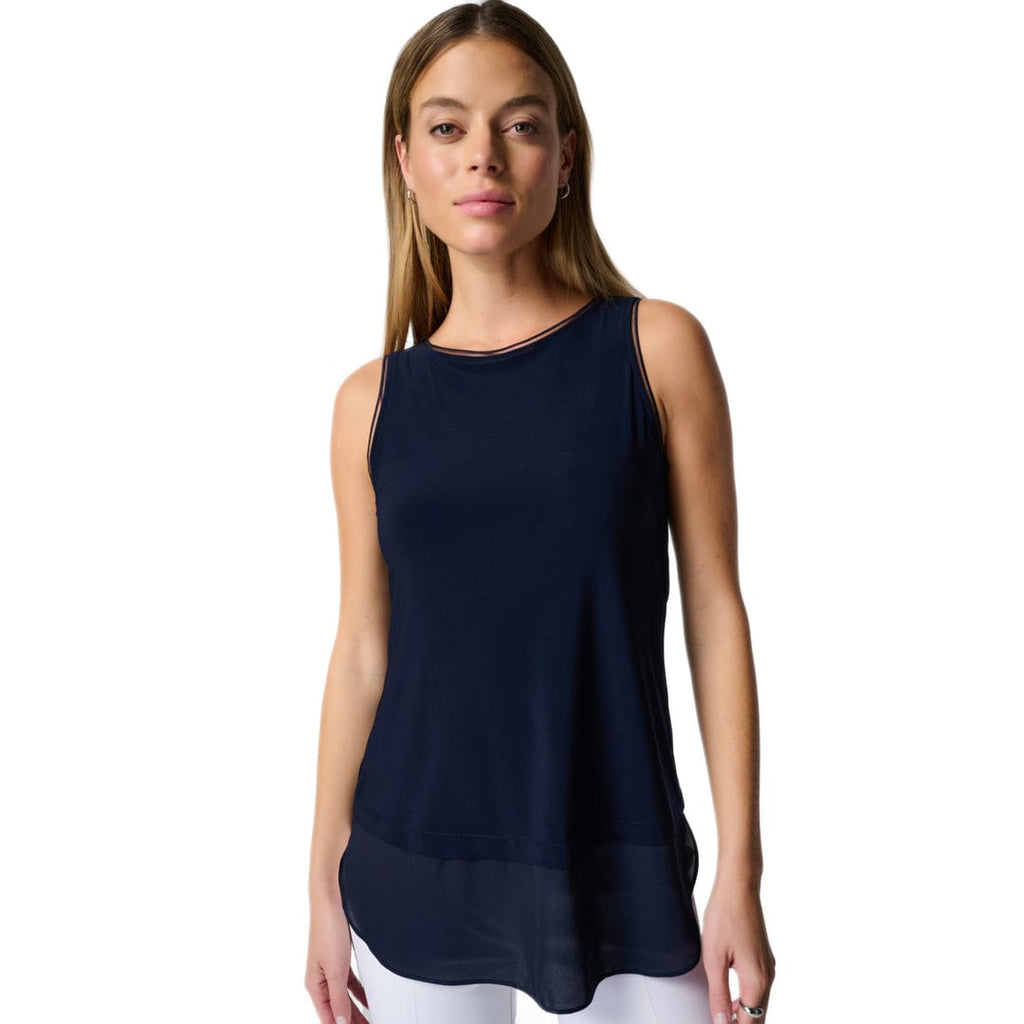 Slvls w/sheer mesh trim Camisole