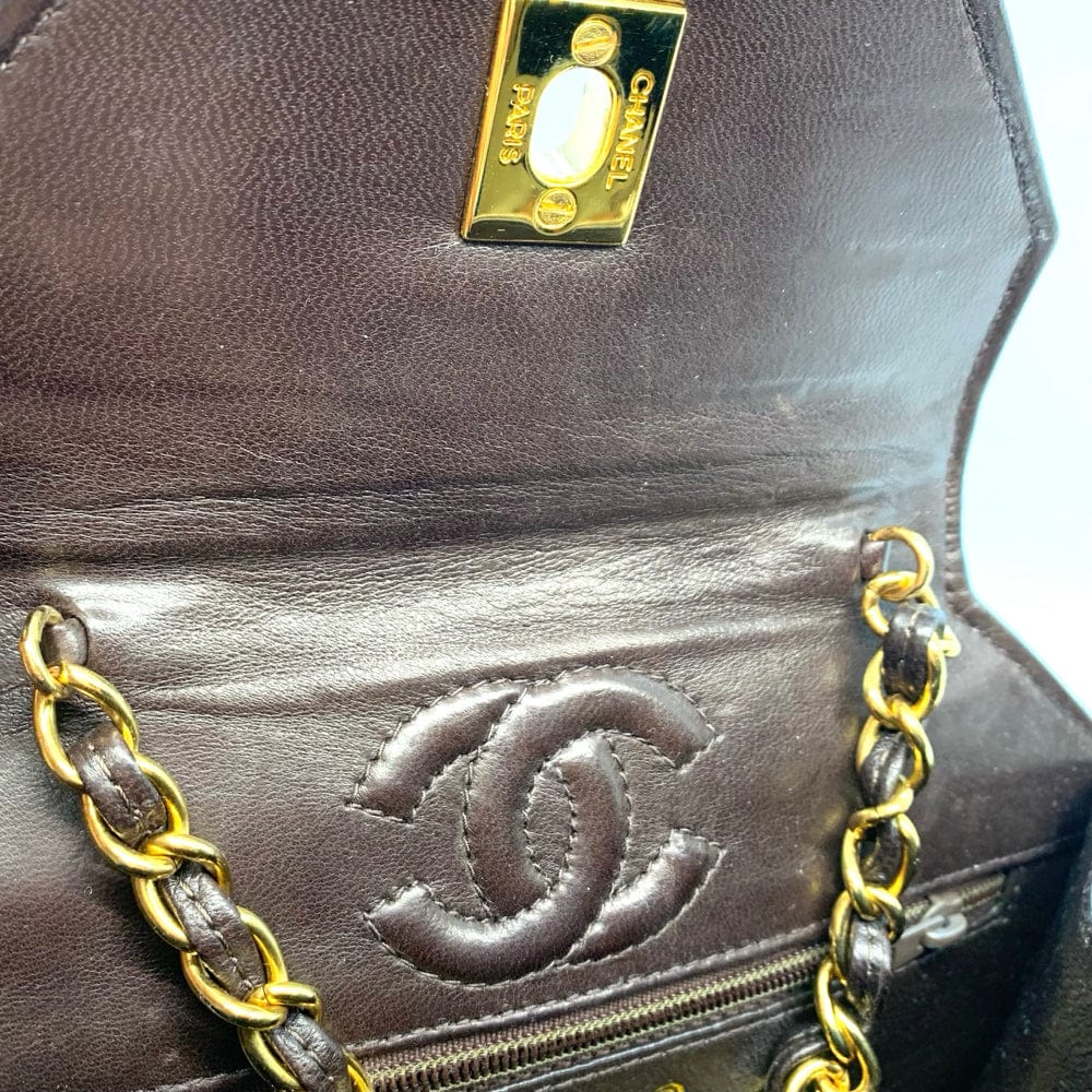 Chanel Rare Croc Hexagon Clutch