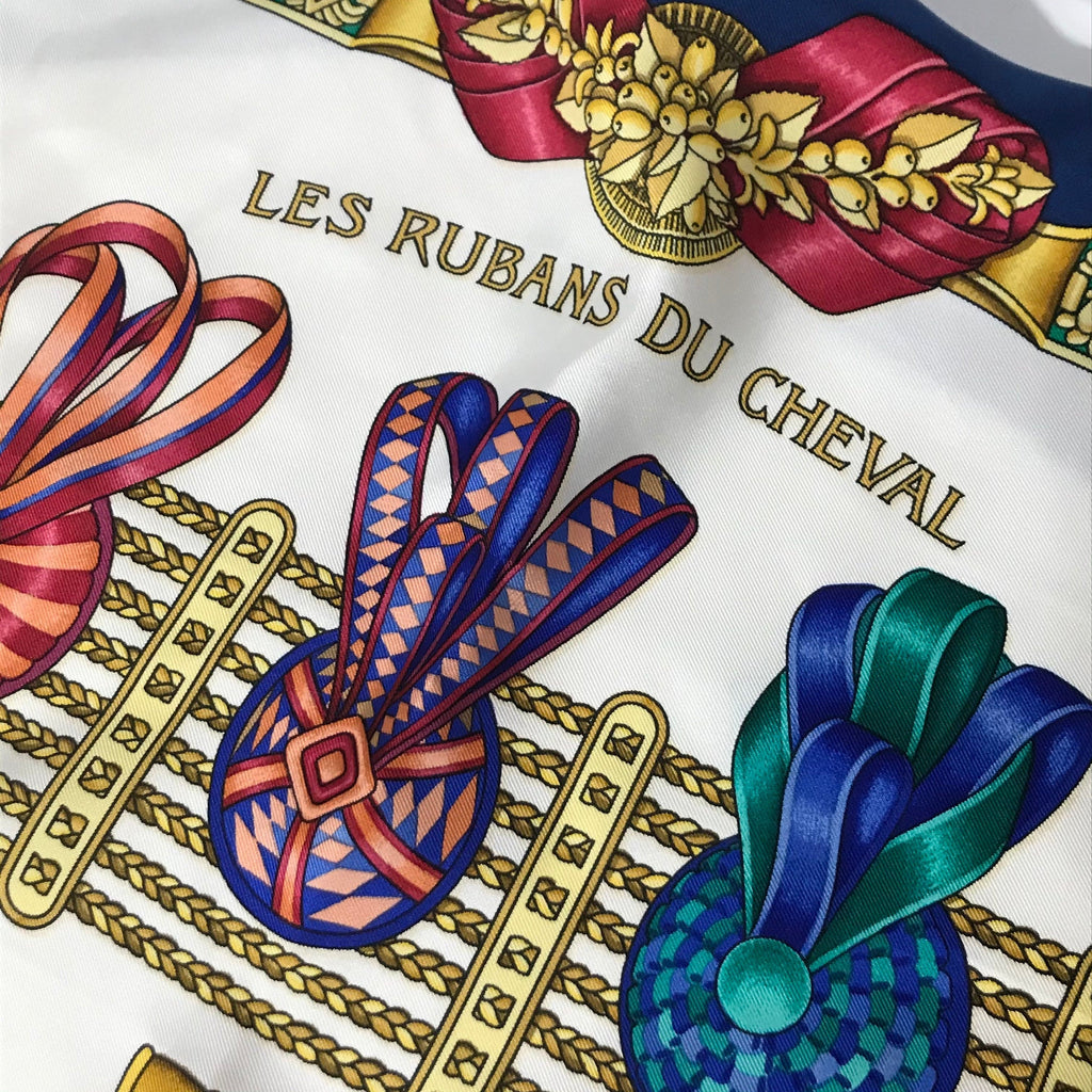 Hermes Rubans Du Cheval Silk Scarf