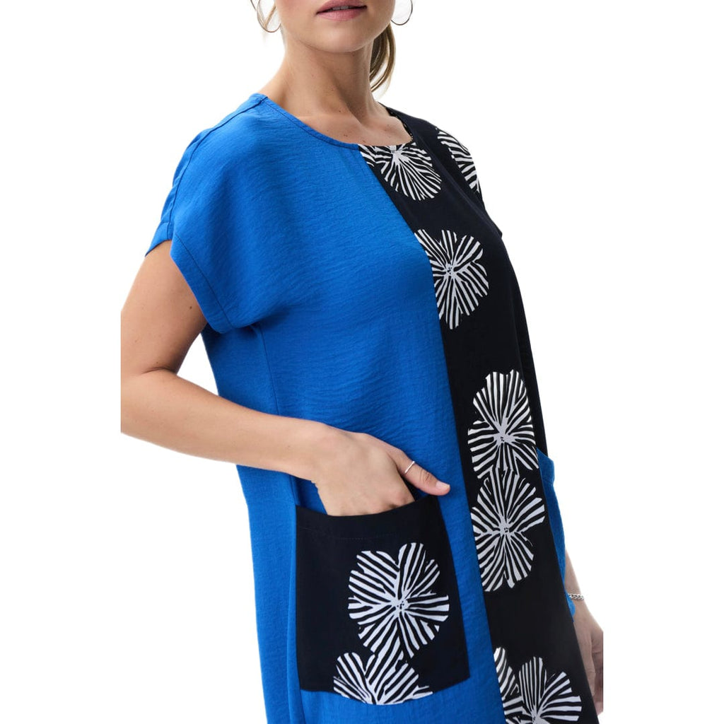 Multicolored "Starbursts" Dress With Pockets