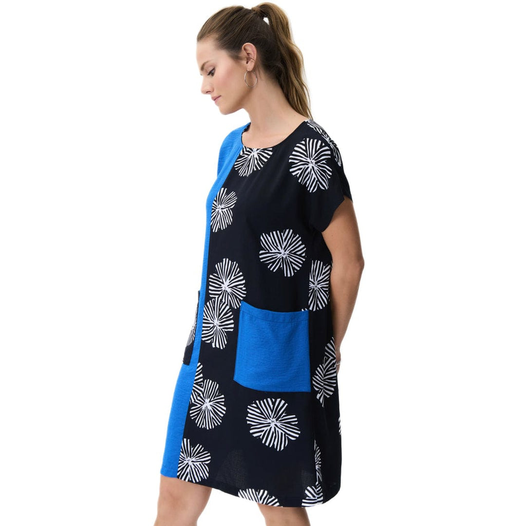 Multicolored "Starbursts" Dress With Pockets