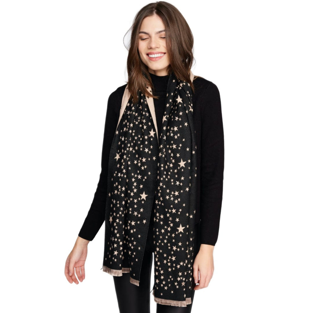 Starlette Scarf Black/Camel
