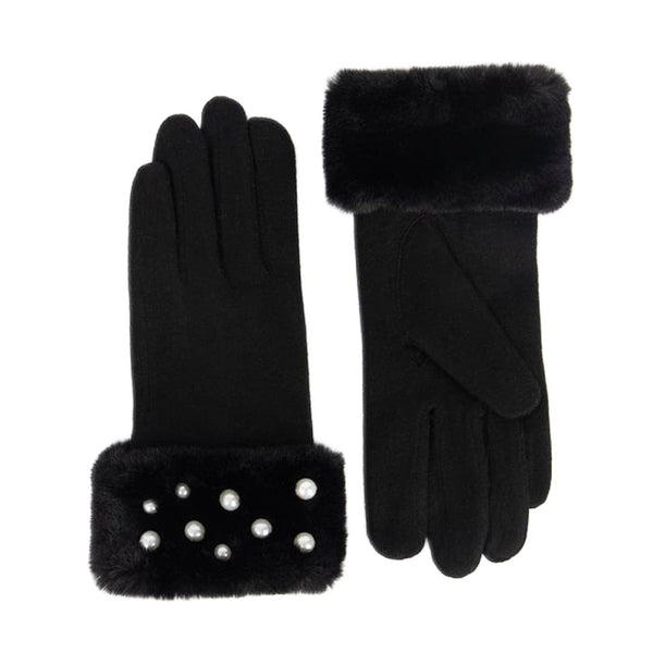 Jasmin Fingerless Glove Black