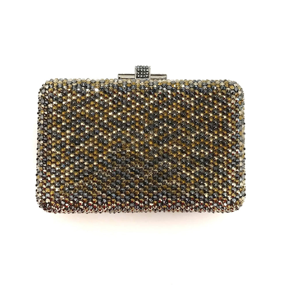 Judith Leiber Paparazzi Leopard spotted clutch