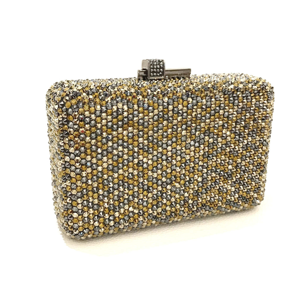 Judith Leiber Paparazzi Leopard spotted clutch