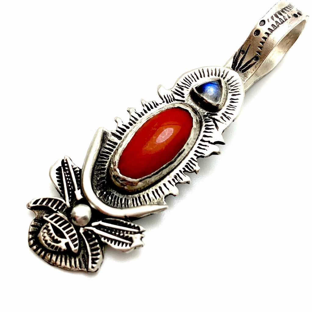 Solid Sterling Silver Heart With Open Hook Bale