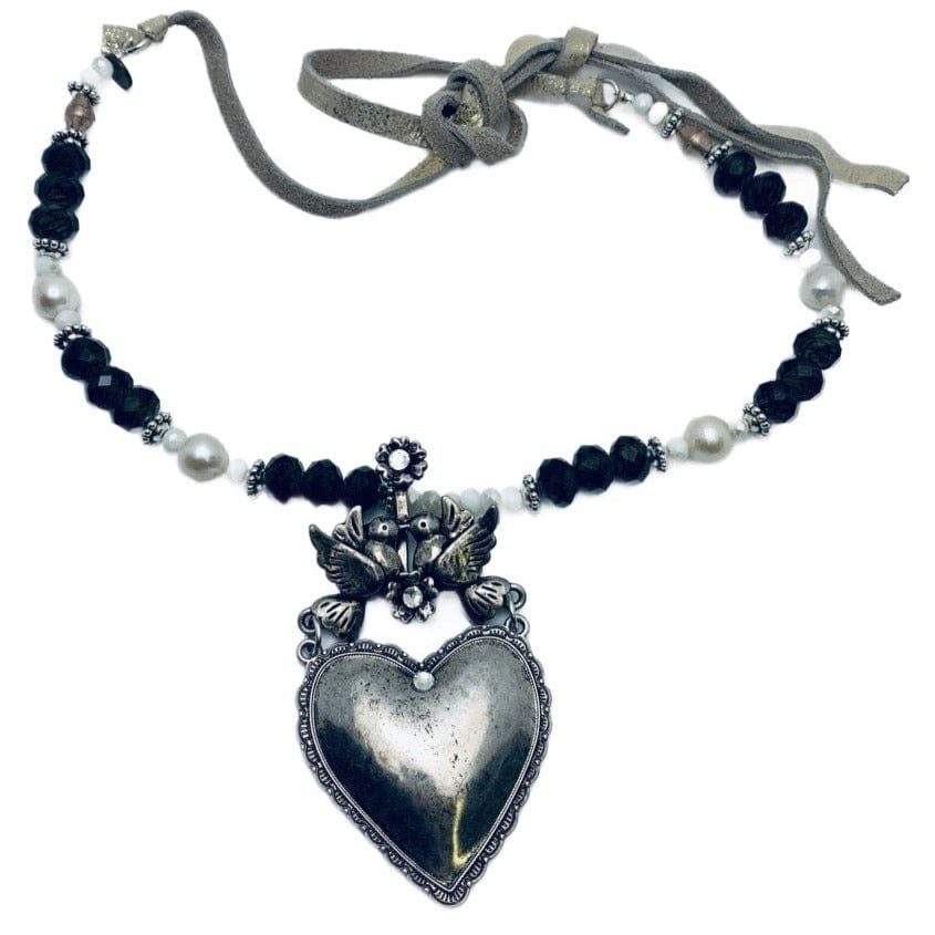 MILAGRO HEART SILVER NECKLACE