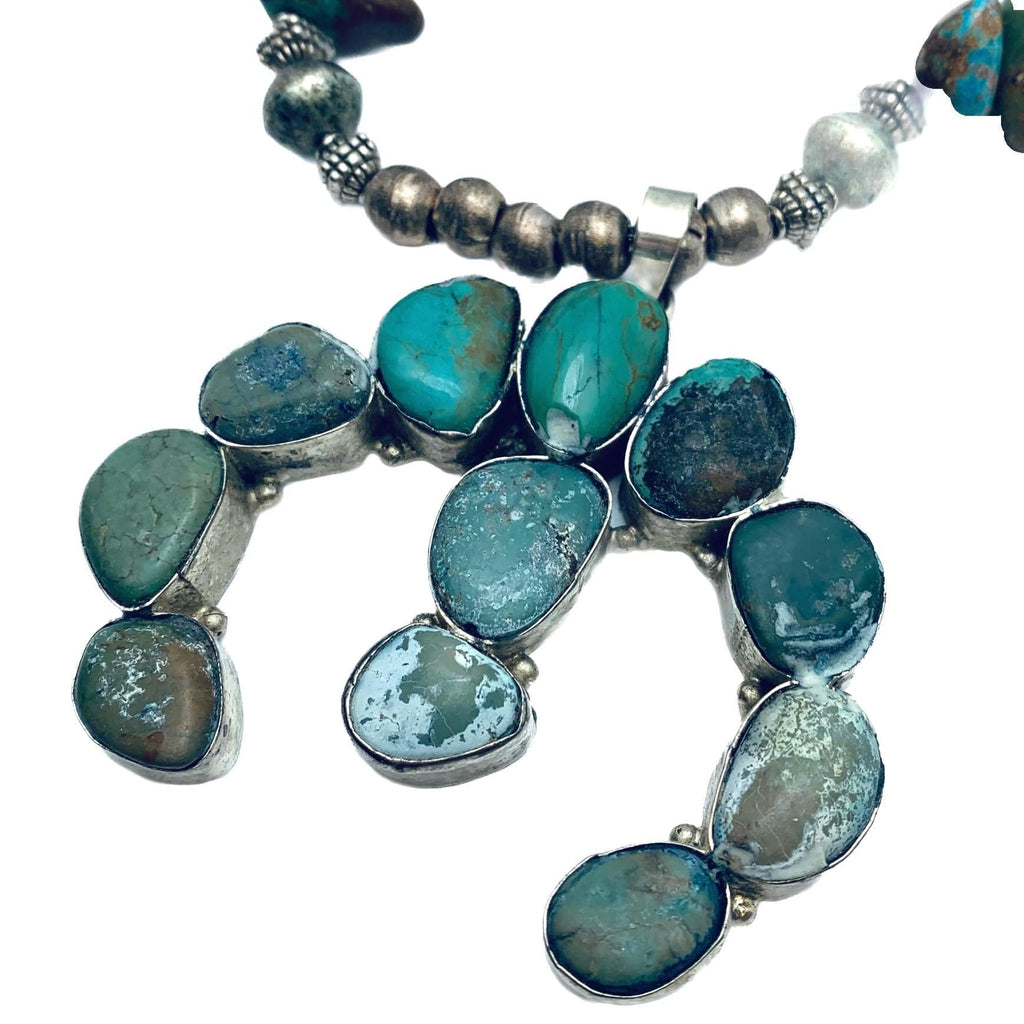 Turquoise Horseshoe Necklace