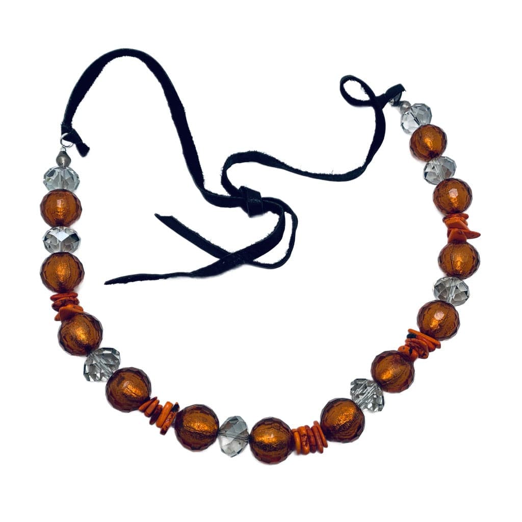 Tangerine Bubble Necklace