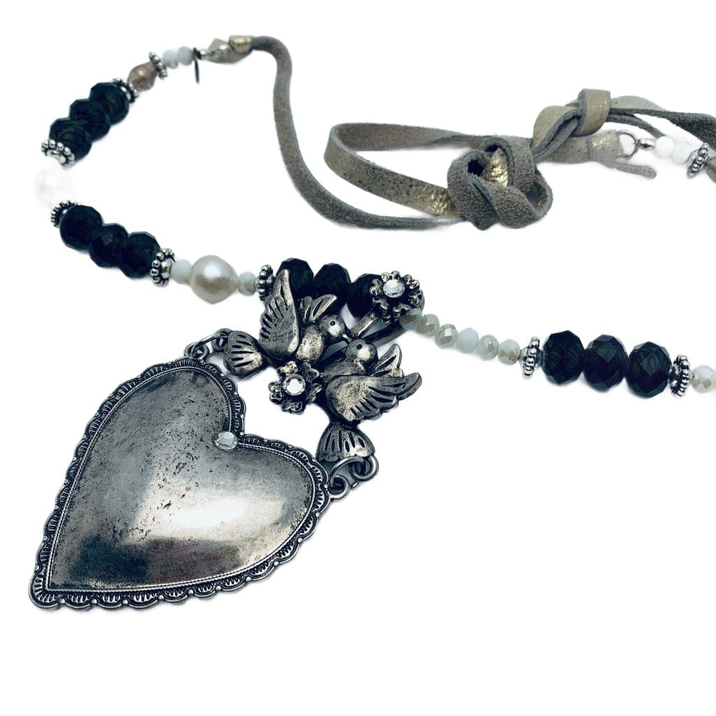 MILAGRO HEART SILVER NECKLACE