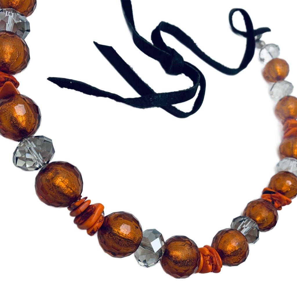 Tangerine Bubble Necklace