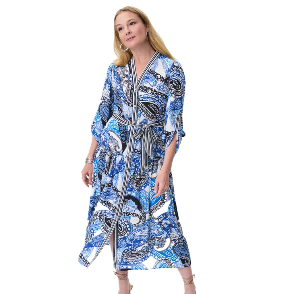 Blue And White Dress