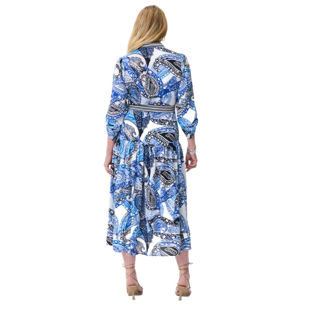 Blue And White Dress