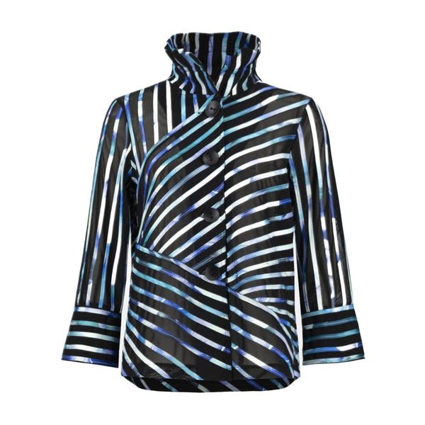 LDS Partial Mesh Jacket Black