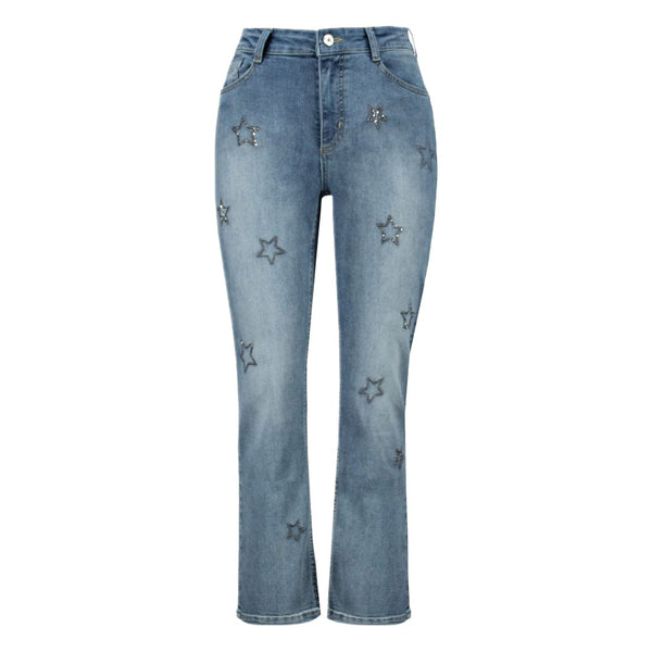Vintage Jean Pant With Star Studs