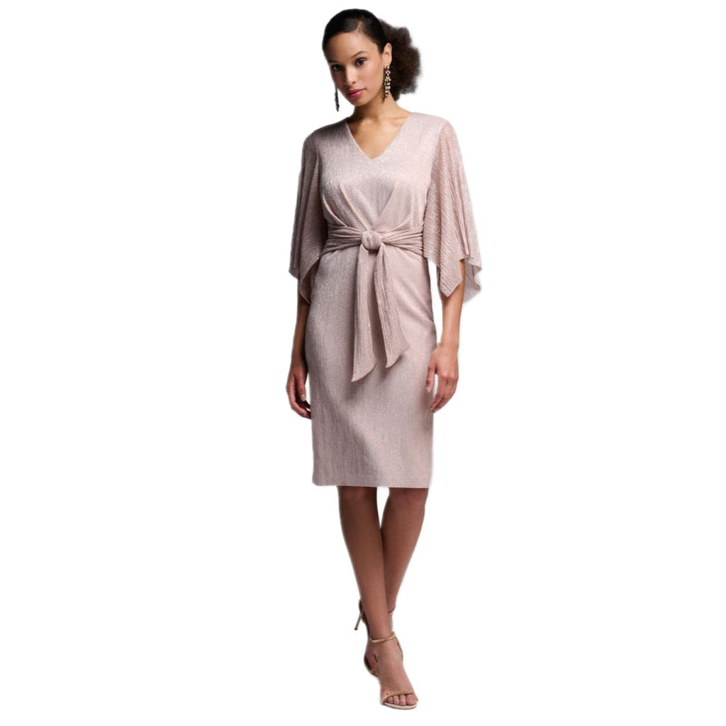 LDS Full Sleeve Tie Front Dress