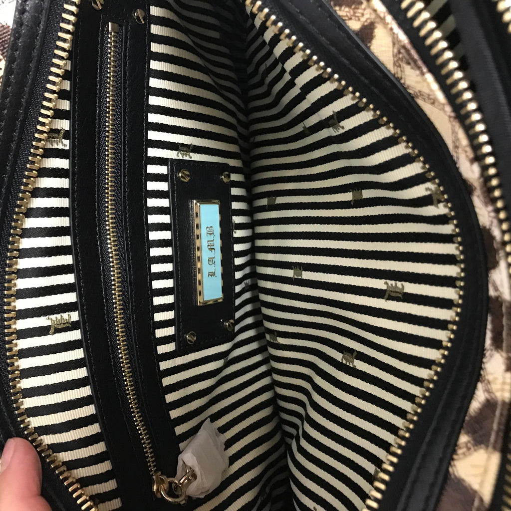 LAMB Oxford satchel and matching wallet