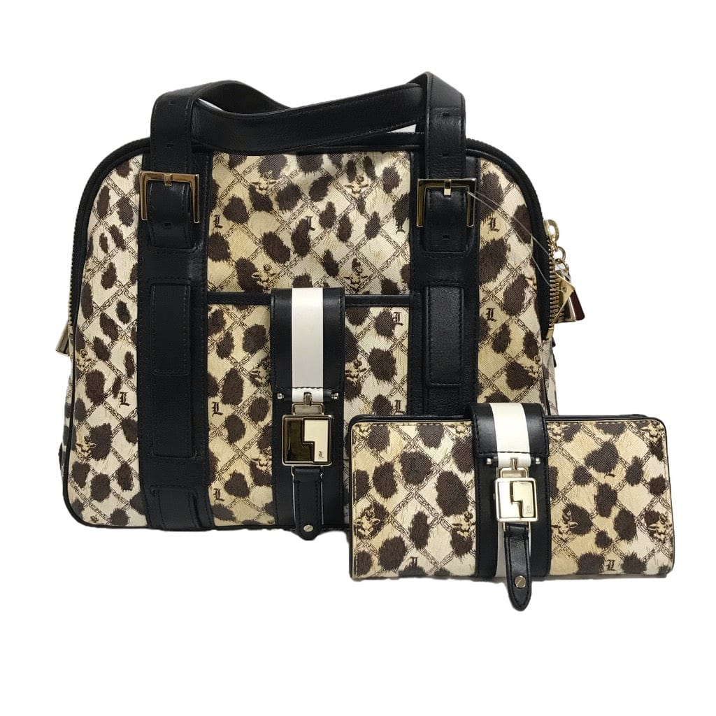 LAMB Oxford satchel and matching wallet