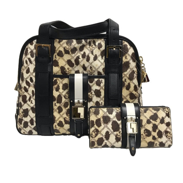 LAMB Oxford satchel and matching wallet