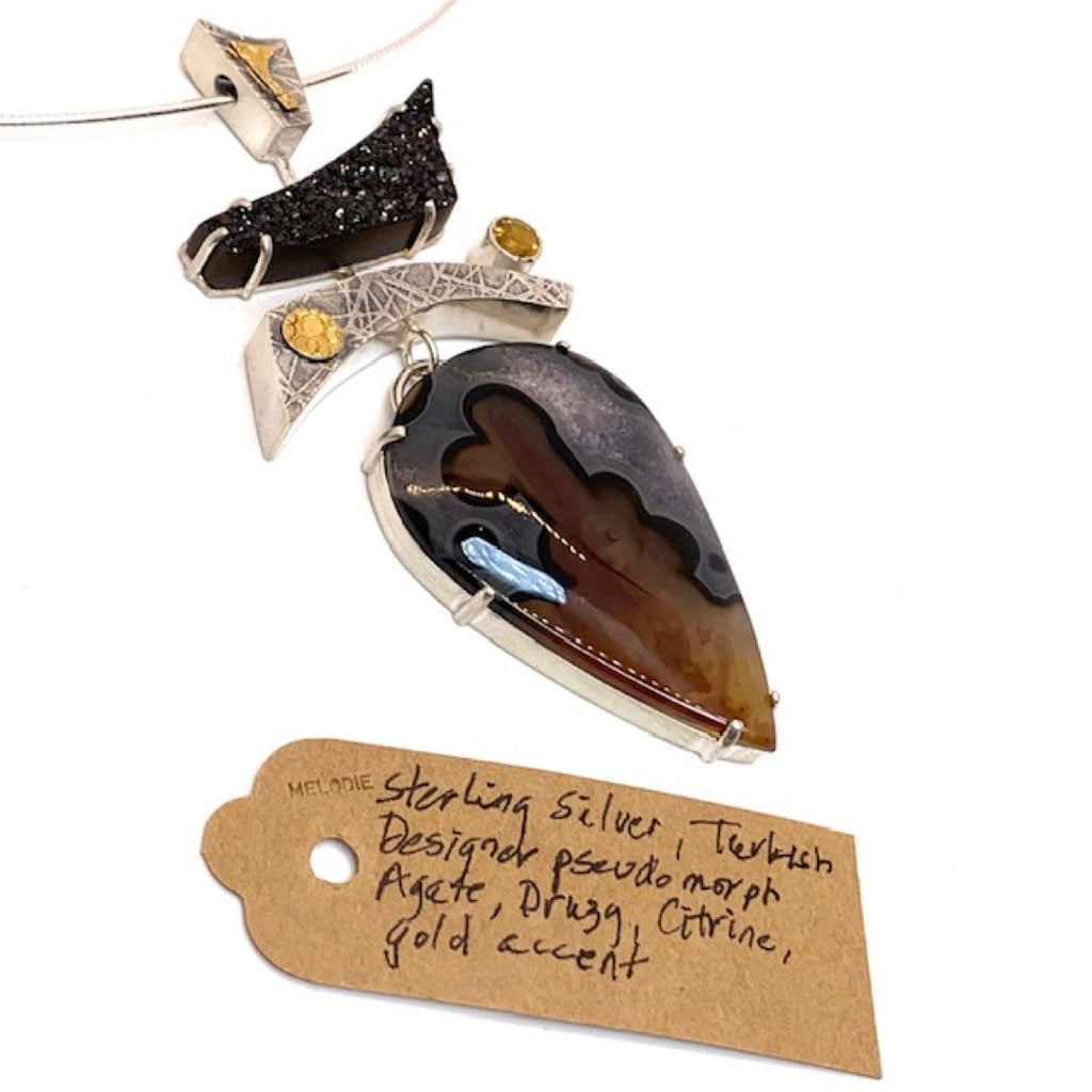 Melodie Owen Sterling Silver With Gold Accent Necklace