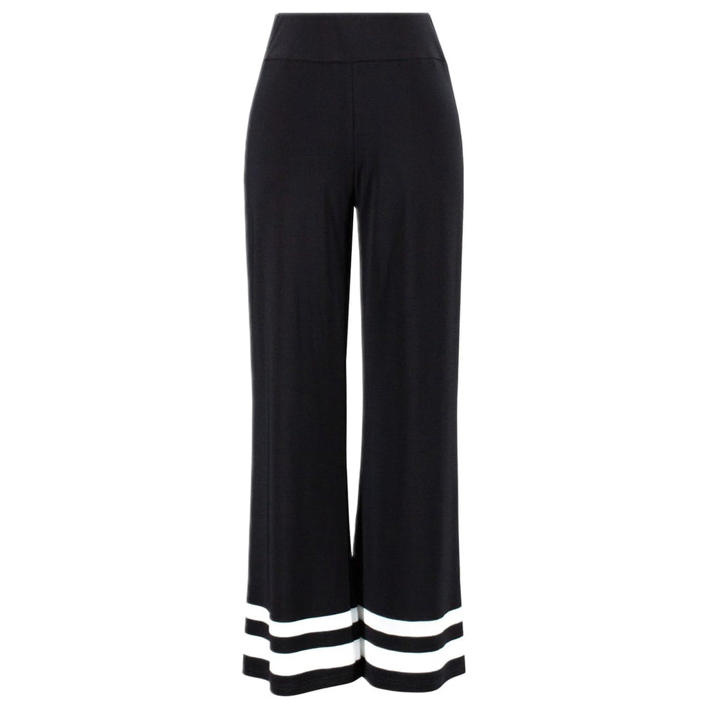 Joseph Ribkoff Black Pant With White Stripes