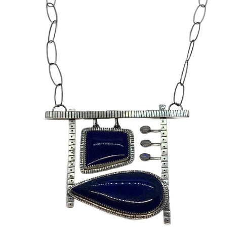 Pearls are for Girls -  Lapis and Opals