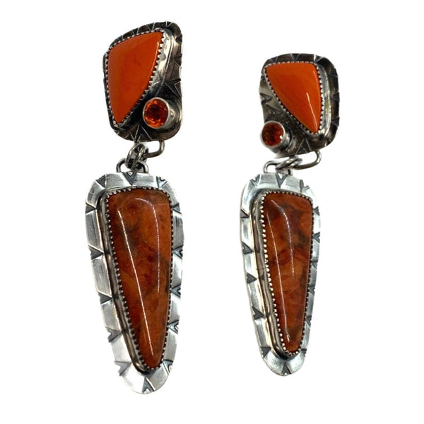 Pearls are for Girls -  Apple Coral, Fire Opal, Rosarita