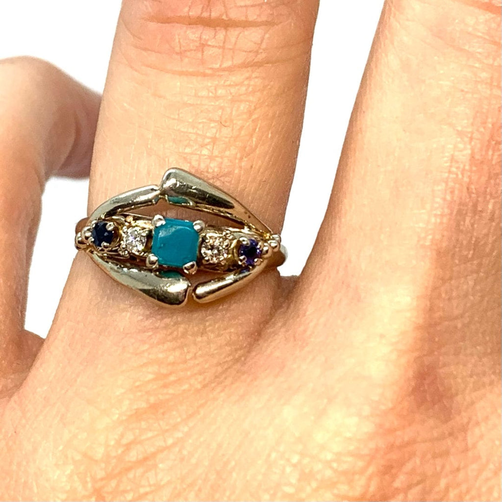 Turquoise Infinie Ring Size 5.5
