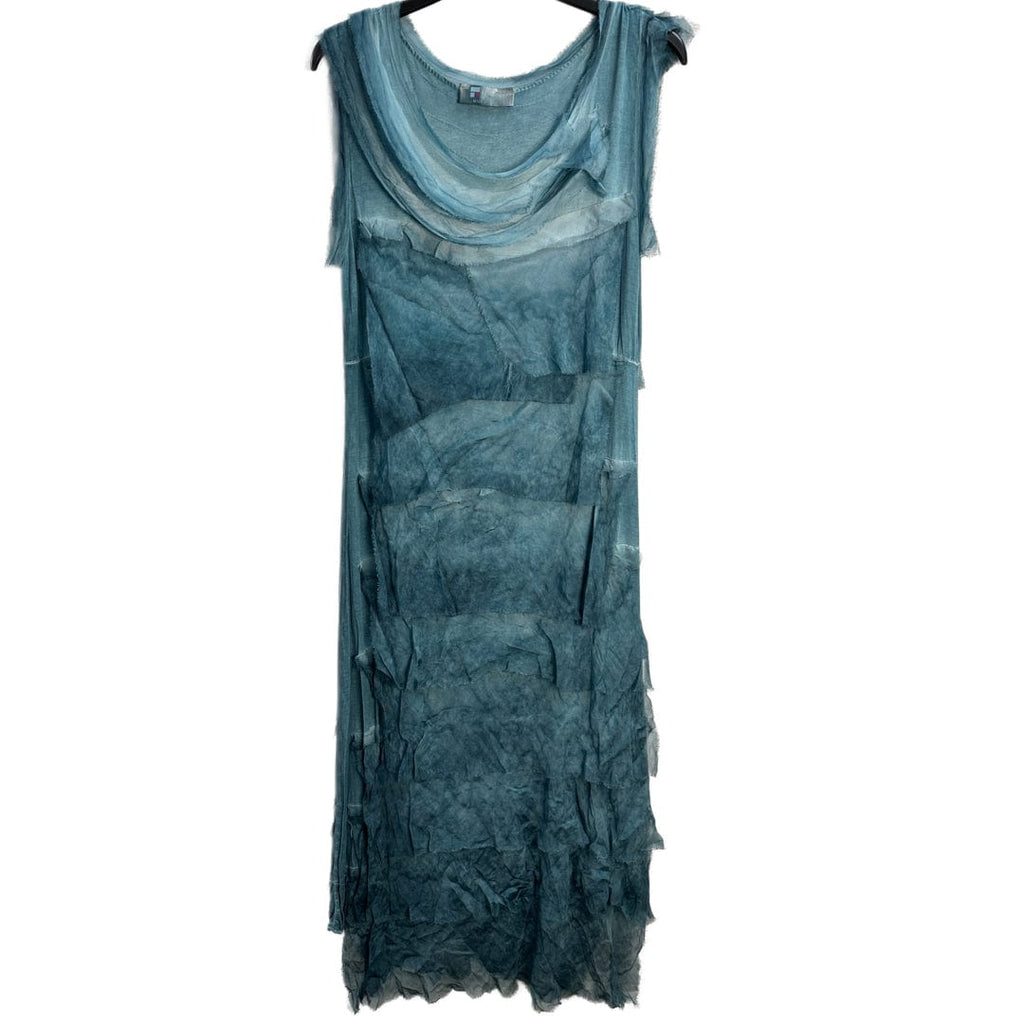 Silk Maxi Ruffle Dress