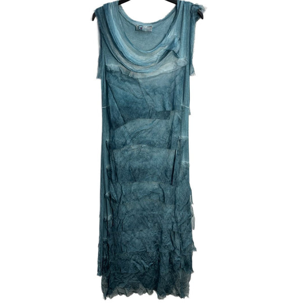 Silk Maxi Ruffle Dress