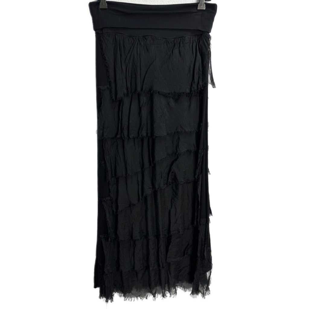Silk Ruffle Skirt