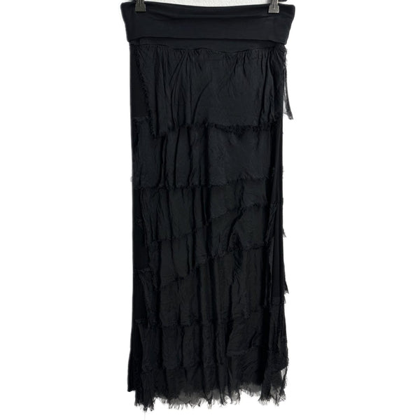 Silk Ruffle Skirt