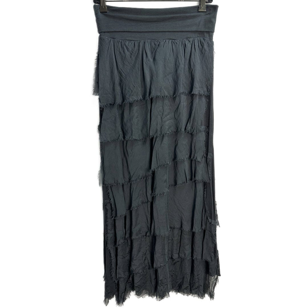 Silk Ruffle Skirt