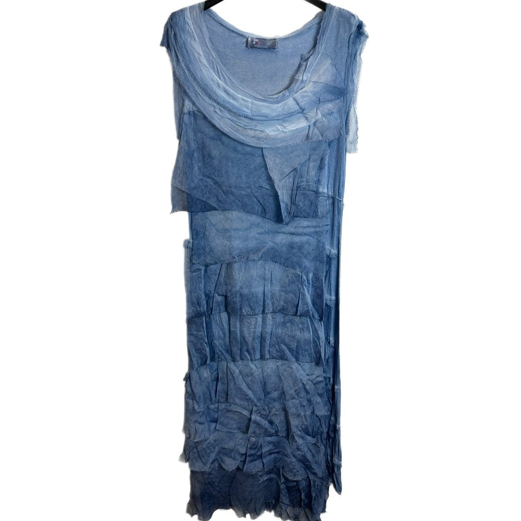 Silk Maxi Ruffle Dress