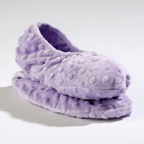 Footies - Lavender Dot