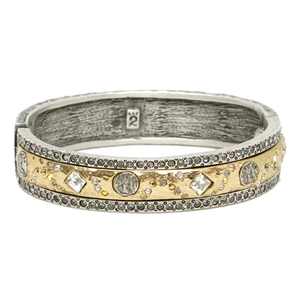 Vintage Silver Skhirat ID Bangle