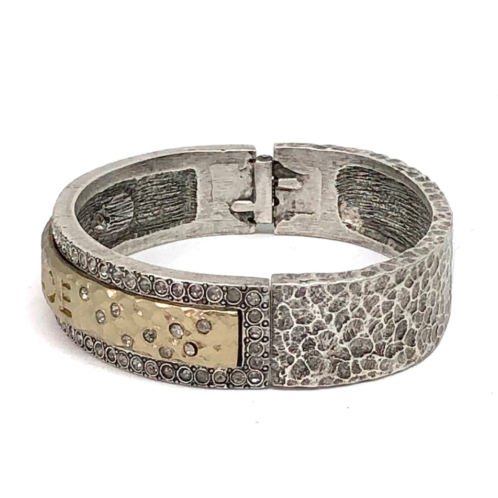 Vintage Silver Strength Bangle