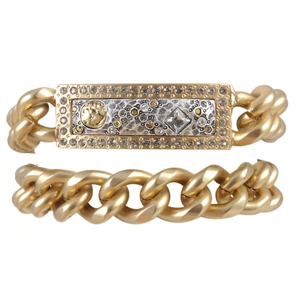 Gold Zeus Double Wrap In Bracelet
