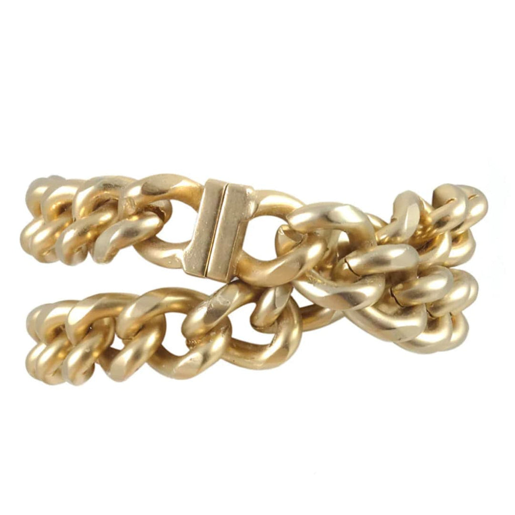 Gold Zeus Double Wrap In Bracelet