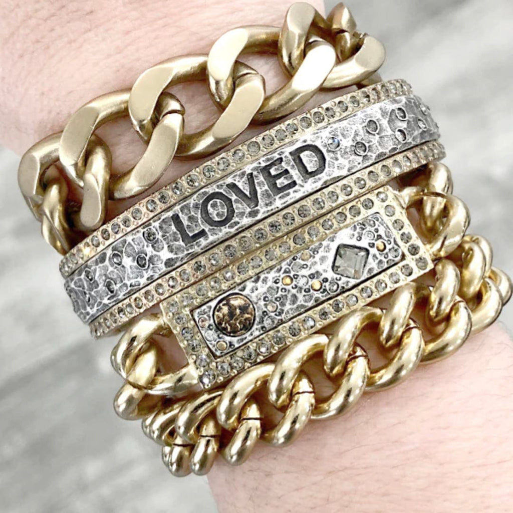 Gold Zeus Double Wrap In Bracelet