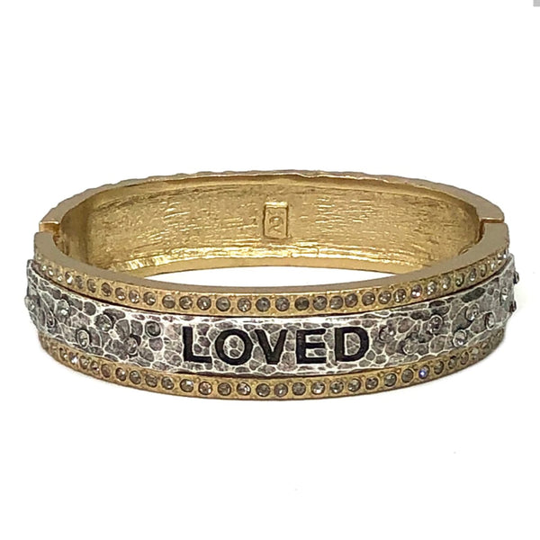 Gold Love Bangle