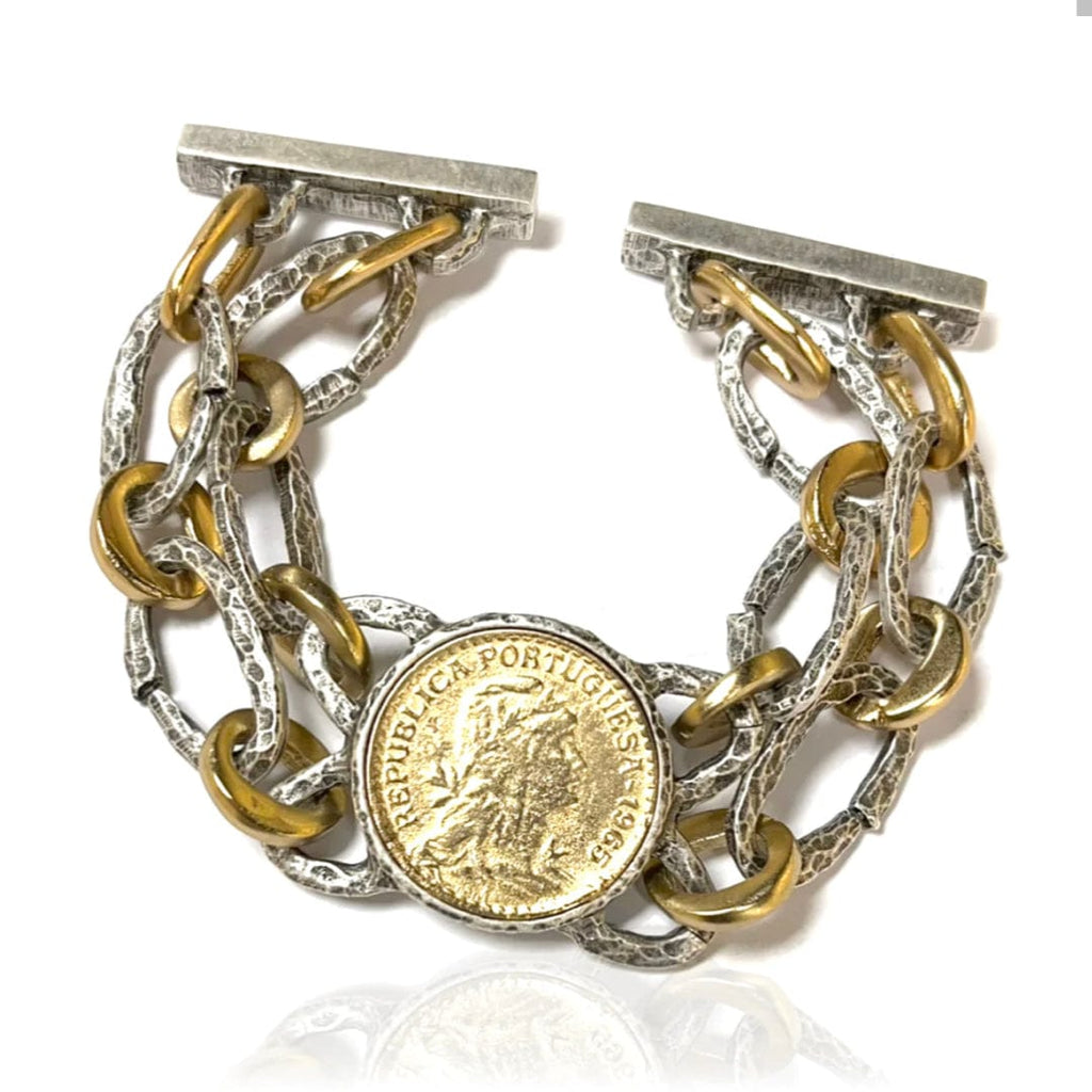 Double Link Escudo Bracelet