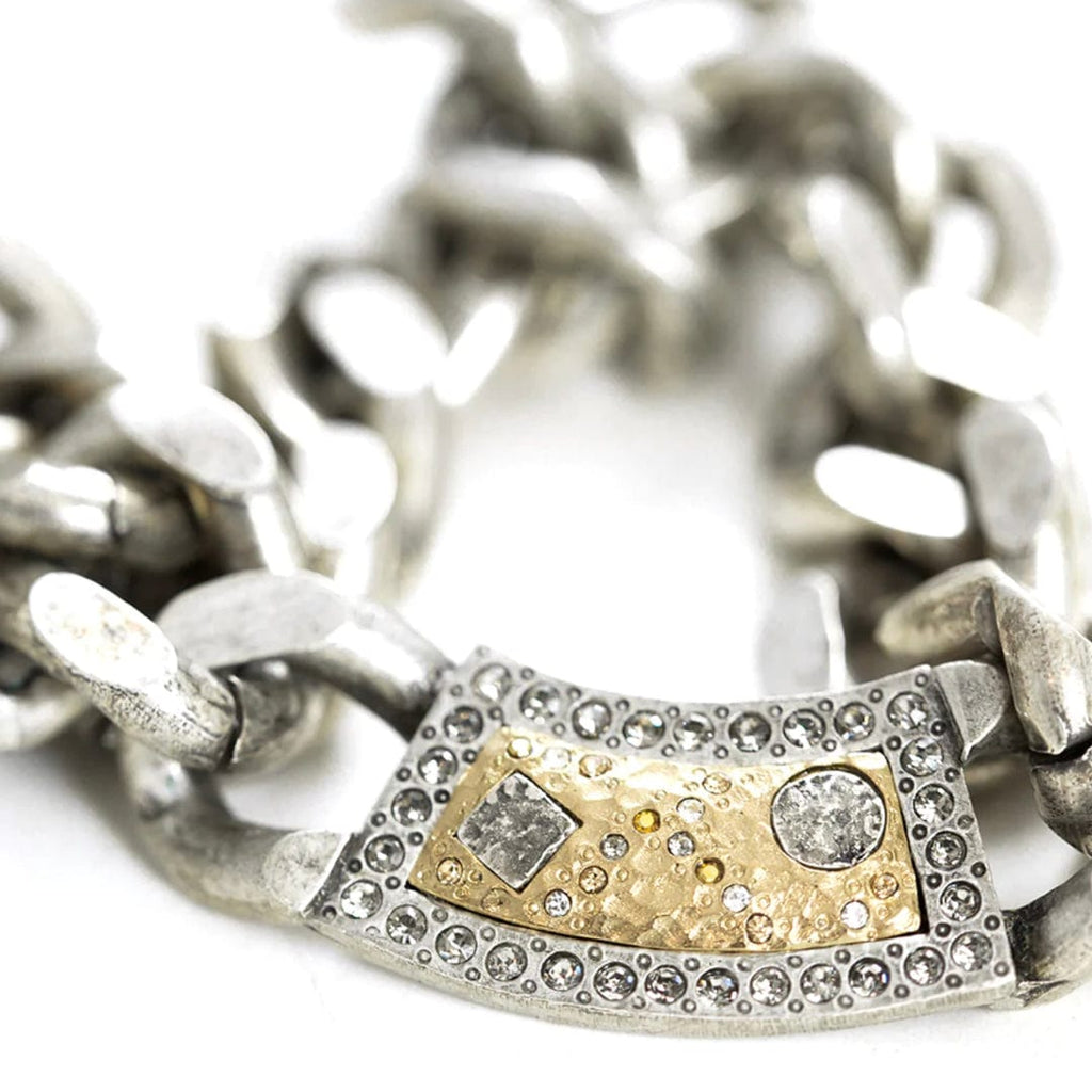 Vintage Silver Casablanca ID Necklace