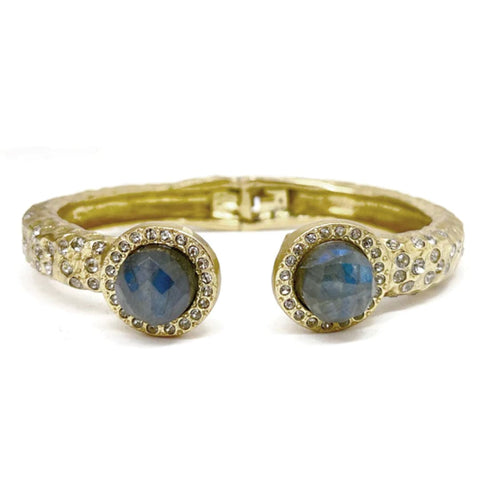 Gold Tuscany Double Labradorite Bangle