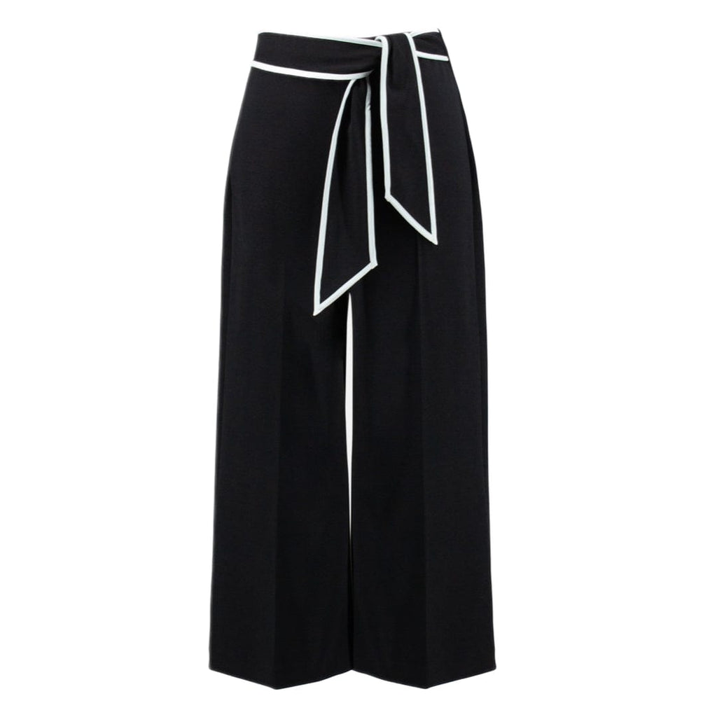 LDS Pant With Trim Belt Black