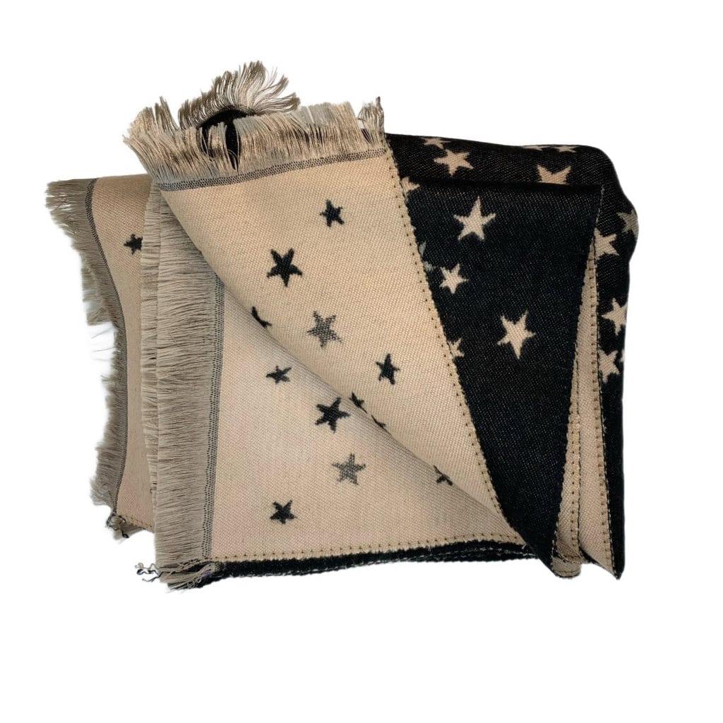 Starlette Scarf Black/Camel