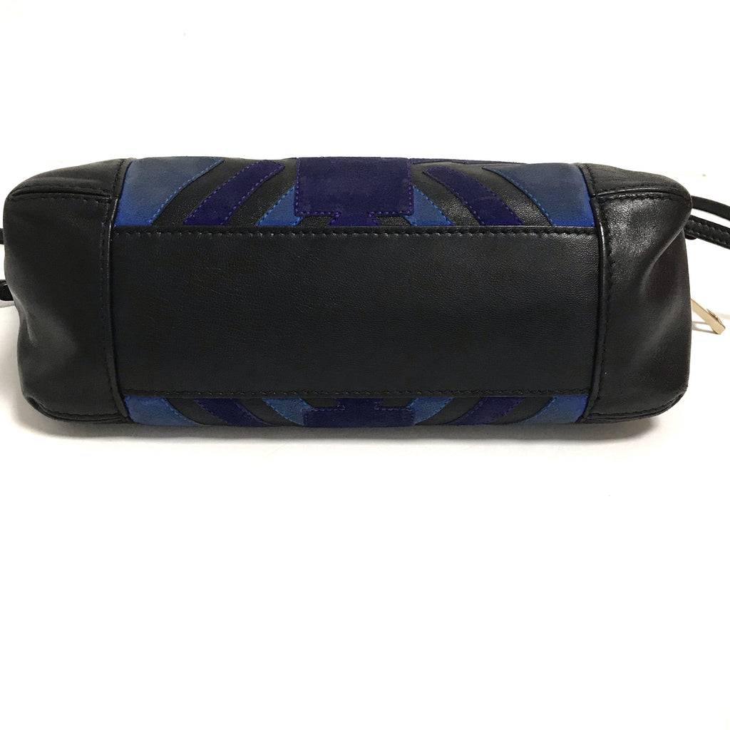Versace Southwest Leather Patchwork Crossbody