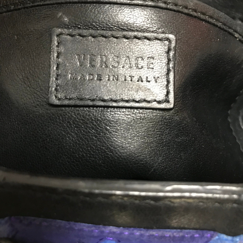 Versace Southwest Leather Patchwork Crossbody