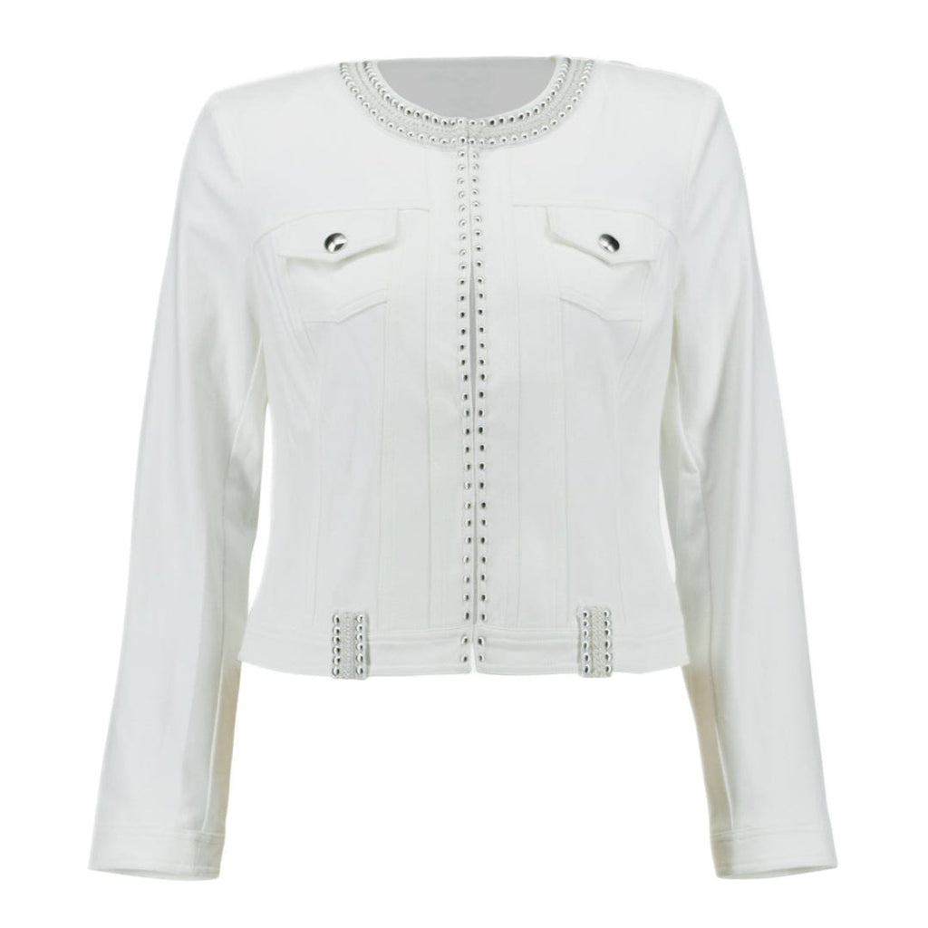 White Jacket With Buttons